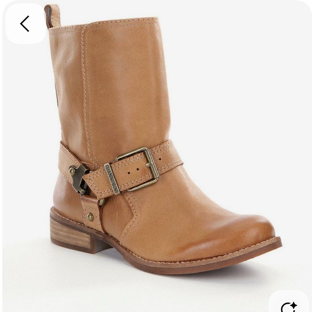 Gianni Bini‎ Girls Harness Moto Crosbie Boots Size 5.5